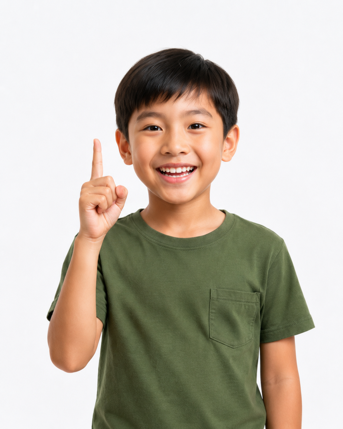 Happy confident child